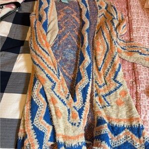 Flying Tomato Multicolor Chevron Cardigan